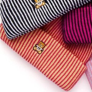 Teddy Fresh Dual Tone Yellow & Red Beanie